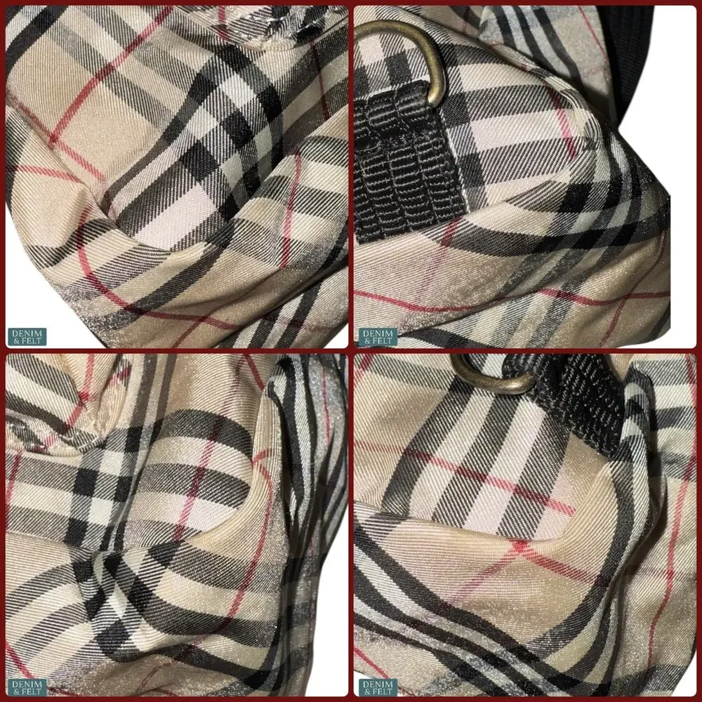 Burberry London Nova Check 3 Way Bag Tote Shoulder Backpack Unisex Travel Work
